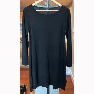 Black Eileen Fisher Sweater Dress